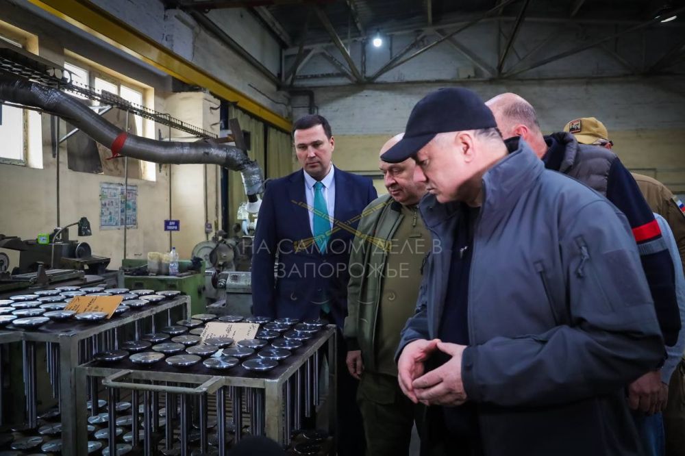 Вице-премьер Хуснуллин посетил Запорожскую область и осмотрел строительные площадки в Мелитополе