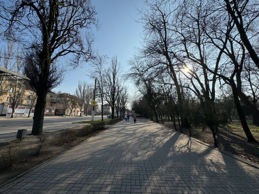 В Мелитополе весенний понедельник