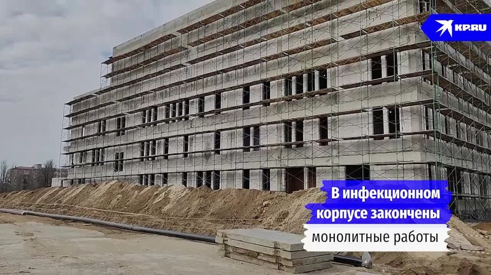 В Мелитополе строят многопрофильный детский медицинский центр