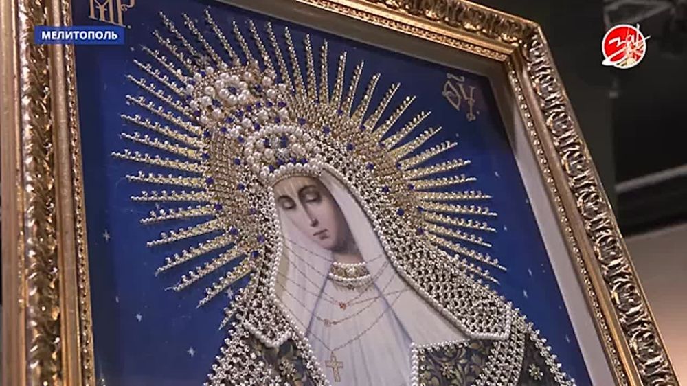 Выставку инкрустированных икон «Радость всех радостей» организовали в Мелитополе