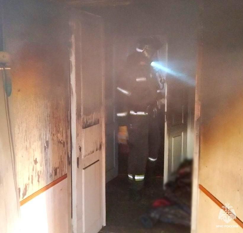 В Мелитополе при пожаре погиб мужчина