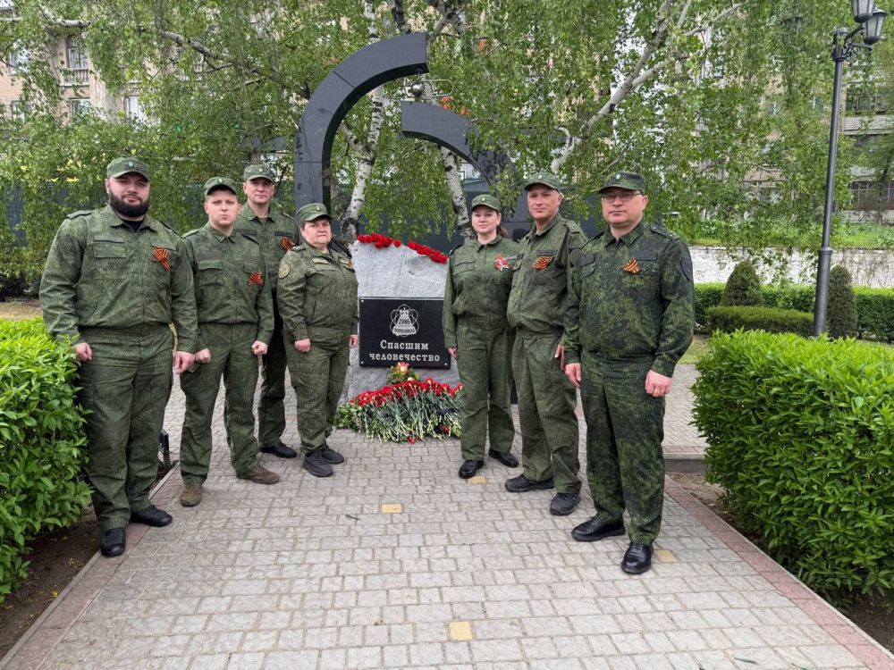 Офицеры Следственного комитета России по Запорожской области почтили память ликвидаторов аварии на Чернобыльской АЭС