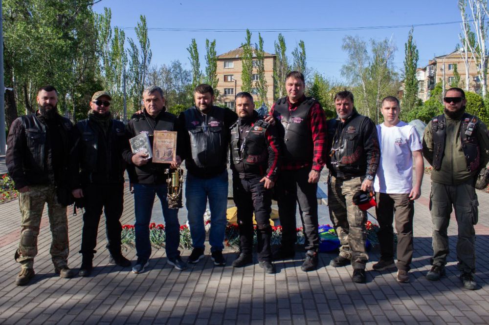 Сергей Золотарёв: Мелитополь встретил мотопробег &quot;Дороги Победы&quot;