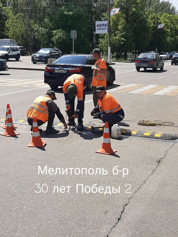 Установлены искусственные дорожные неровности на дорогах Мелитополя