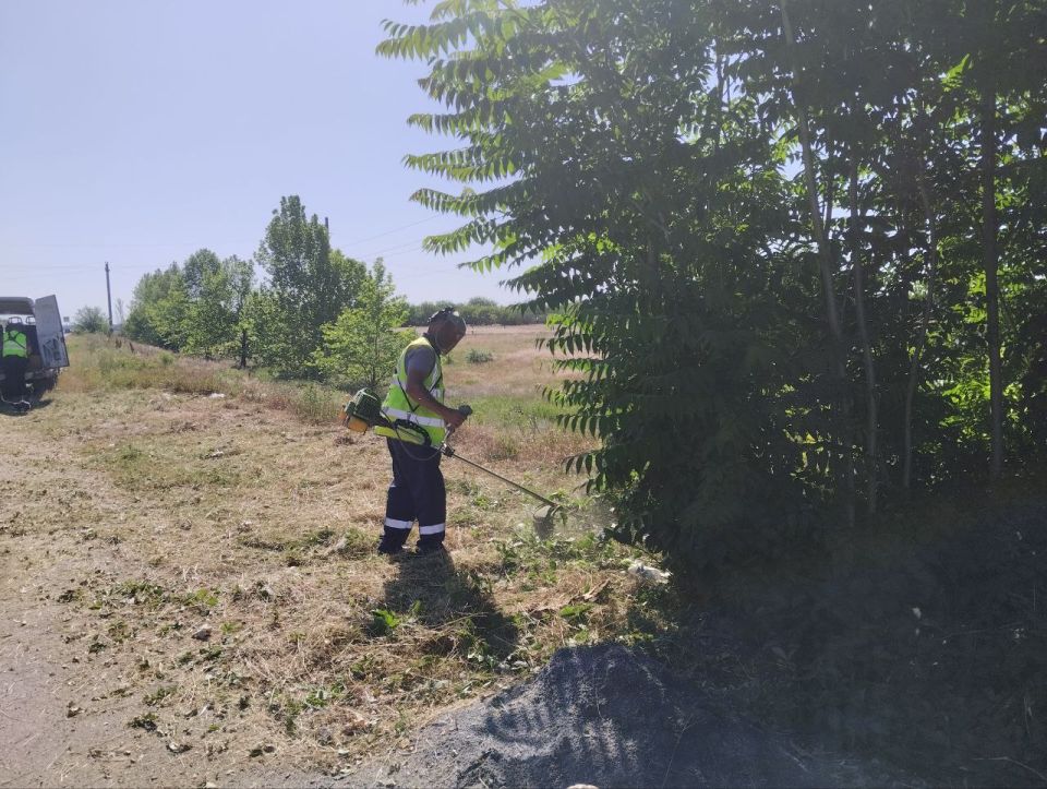 На территории Фруктовского территориального округа работники МУП «Жилсервис» проводят благоустройство в сёлах Долинское и Удачное На территории Фруктовского территориального округа работники МУП «Жилсервис» проводят благоустройство в сёлах Долинское и Удачное