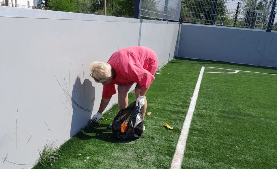 В селе Терпенье активно идёт благоустройство территорий В селе Терпенье активно идёт благоустройство территорий