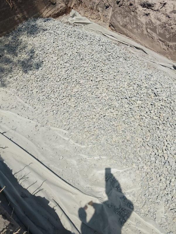 Подготовка основания под газгольдер для новой котельной Подготовка основания под газгольдер для новой котельной