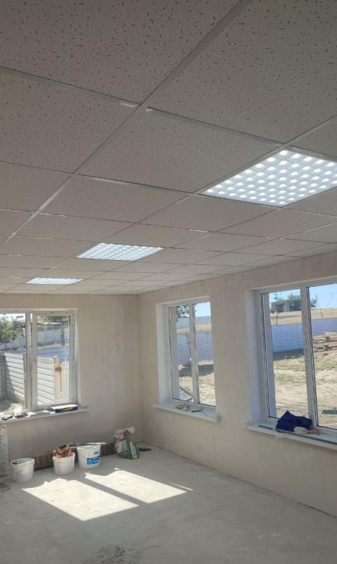 В Новониколаевке завершается реконструкция детского сада «Солнышко»