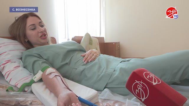 В селе Вознесенка состоялся выездной день донора