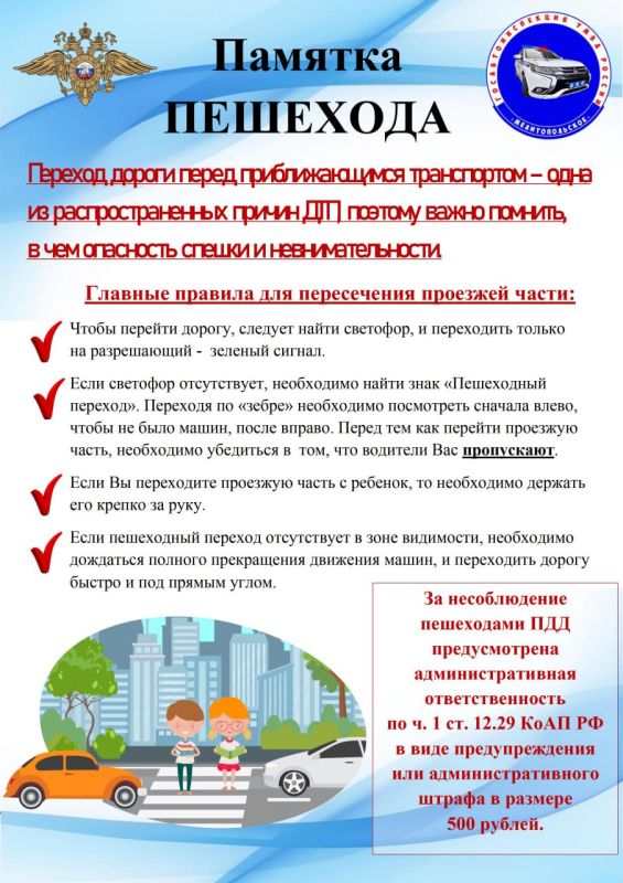 Профилактика дорожно-транспортного травматизма : ключевые шаги для безопасности