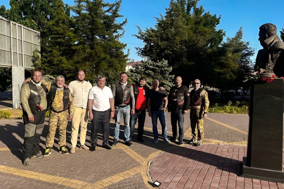 Сергей Золотарёв: Мелитополь принял участников мотопробега «Кузбасс — Героям Отечества»