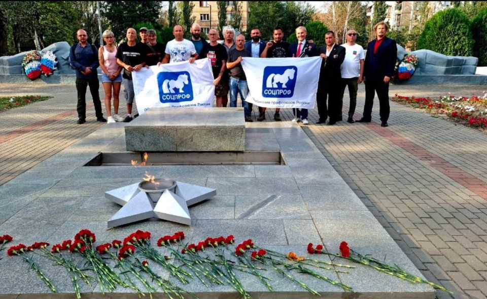 Профсоюзы СОЦПРОФ: Мелитополь стал точкой встречи европейских антифашистов и сторонников дружбы с Россией