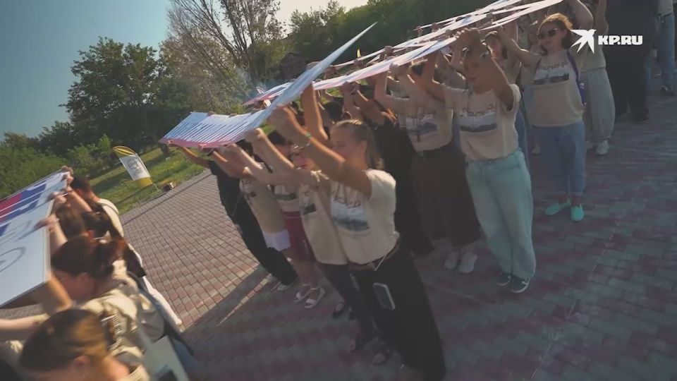 В Запорожской области провели шествие в честь 52 населенных пунктов Донбасса