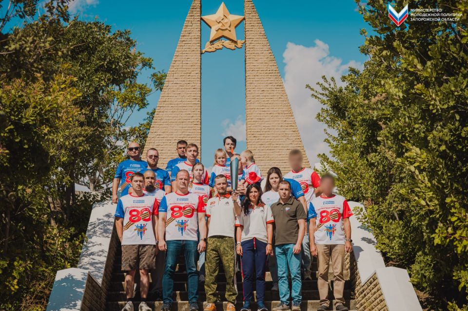 В Мелитополе прошла эстафета «От Победы к Победе!»