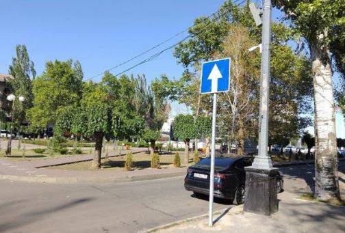 В Мелитополе изменили схему движения на площади Победы