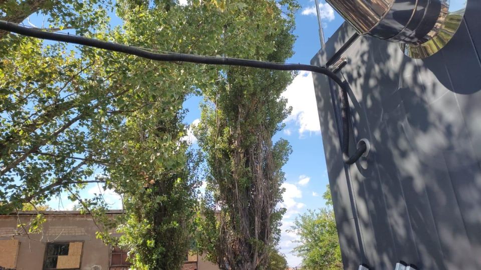 В Светлодолинском идут работы по подключению новой котельной к инженерным сетям