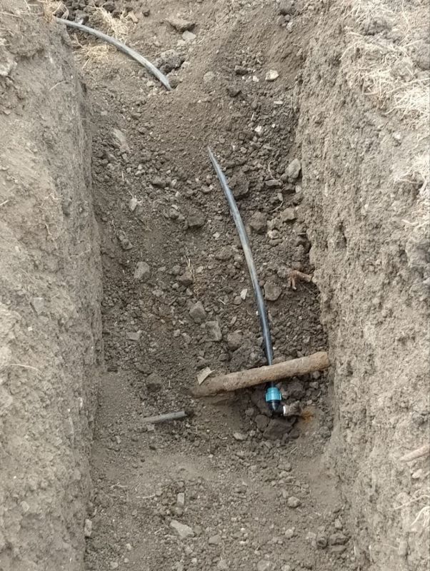 В селе Новобогдановка проведены работы по замене абонентской врезки В селе Новобогдановка проведены работы по замене абонентской врезки