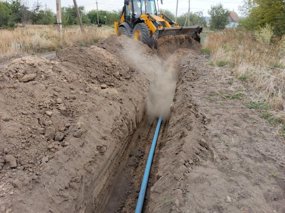 В Светлодолинском на 87% завершено строительство нового водопровода В Светлодолинском на 87% завершено строительство нового водопровода
