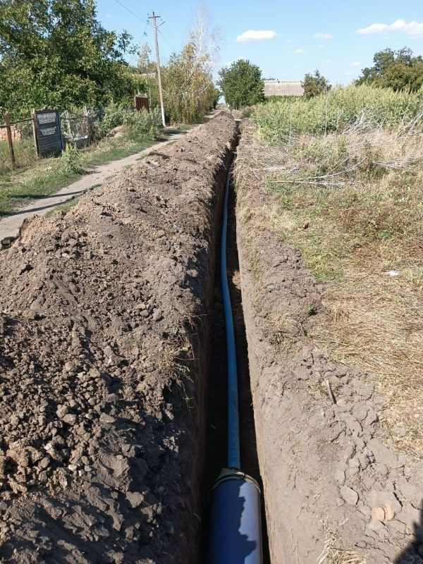 В Светлодолинском на 87% завершено строительство нового водопровода В Светлодолинском на 87% завершено строительство нового водопровода