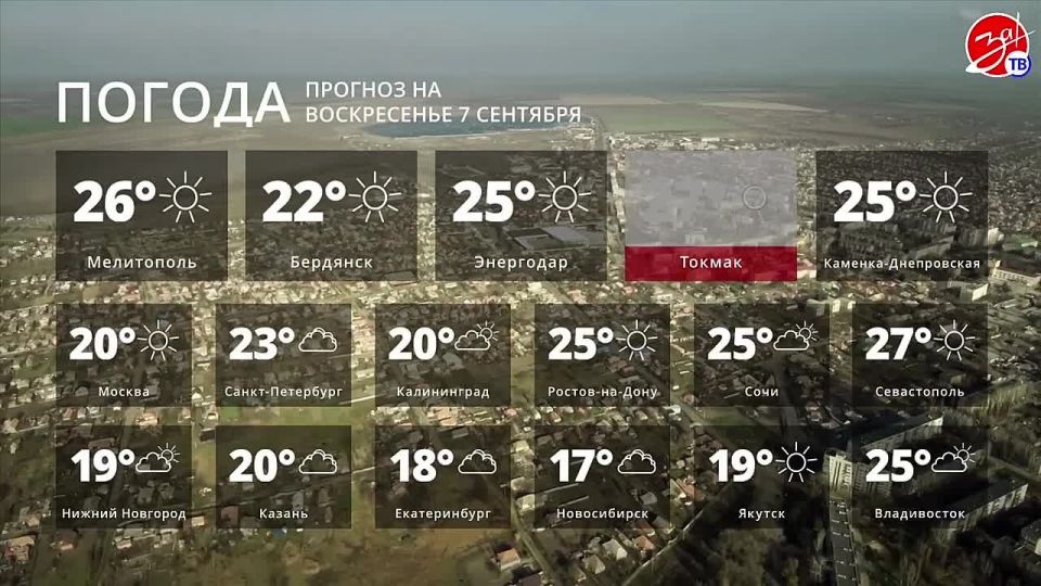 Прогноз погоды на воскресенье 7 сентября