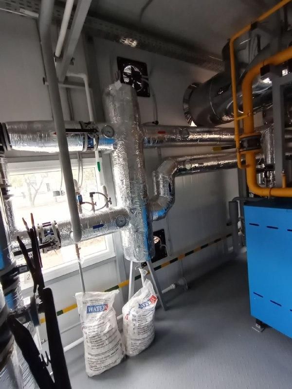 Строители подключают новую котельную во Фруктовом к сельским сетям Строители подключают новую котельную во Фруктовом к сельским сетям