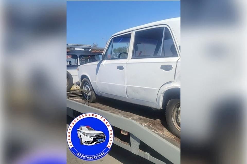 В Мелитополе поймали за рулем автомобиля подростка без прав