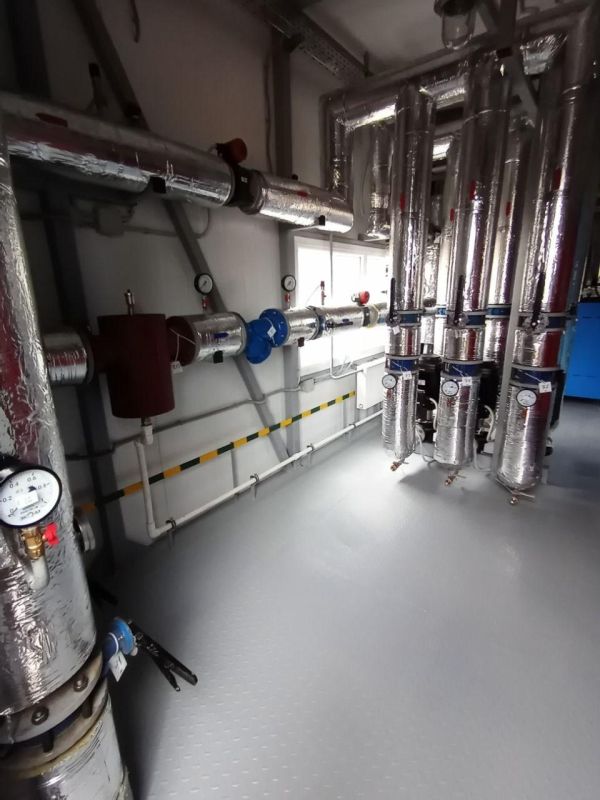 Строители подключают новую котельную во Фруктовом к сельским сетям Строители подключают новую котельную во Фруктовом к сельским сетям