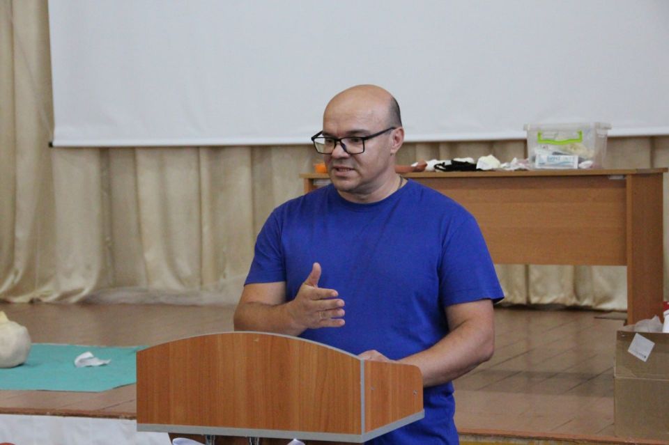 В Мелитополе прошел урок оказания первой помощи для студентов В Мелитополе прошел урок оказания первой помощи для студентов