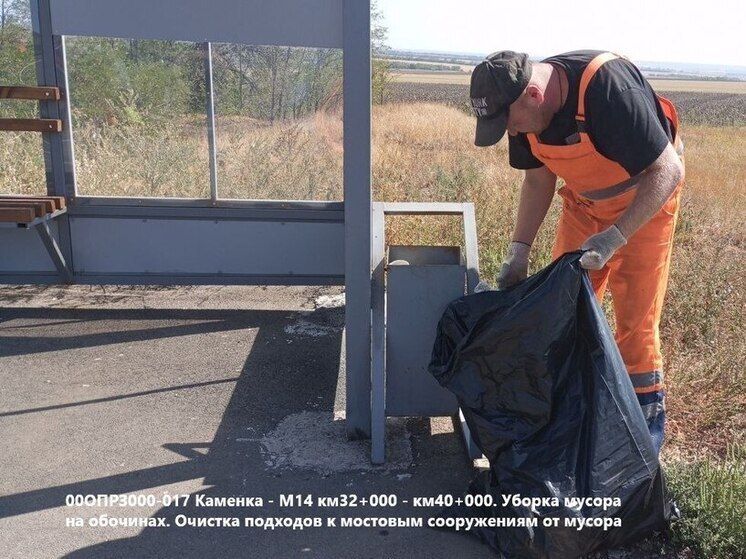 Масштабная уборка дорог в Запорожской области