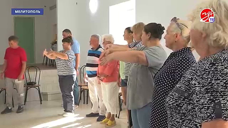 В Мелитополе состоялся танцевальный мастер-класс для глухонемых людей