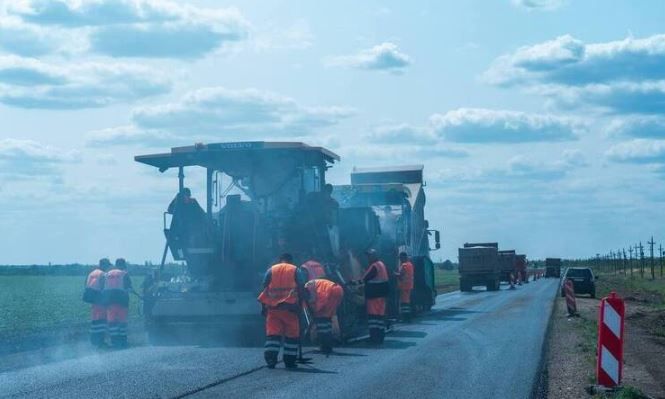 В Запорожской области обновили участок трассы Черниговка – Новополтавка – Семёновка – Басань
