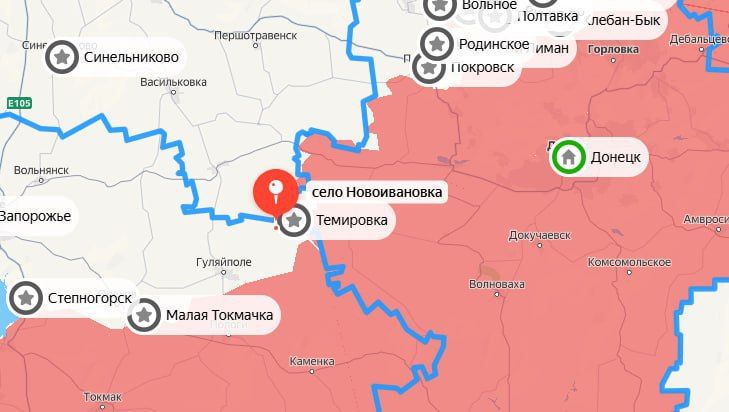 Минобороны России: Подразделения группировки войск «Восток» продвинулись в глубину обороны противника и освободили населенный пункт Новоивановка Запорожской области