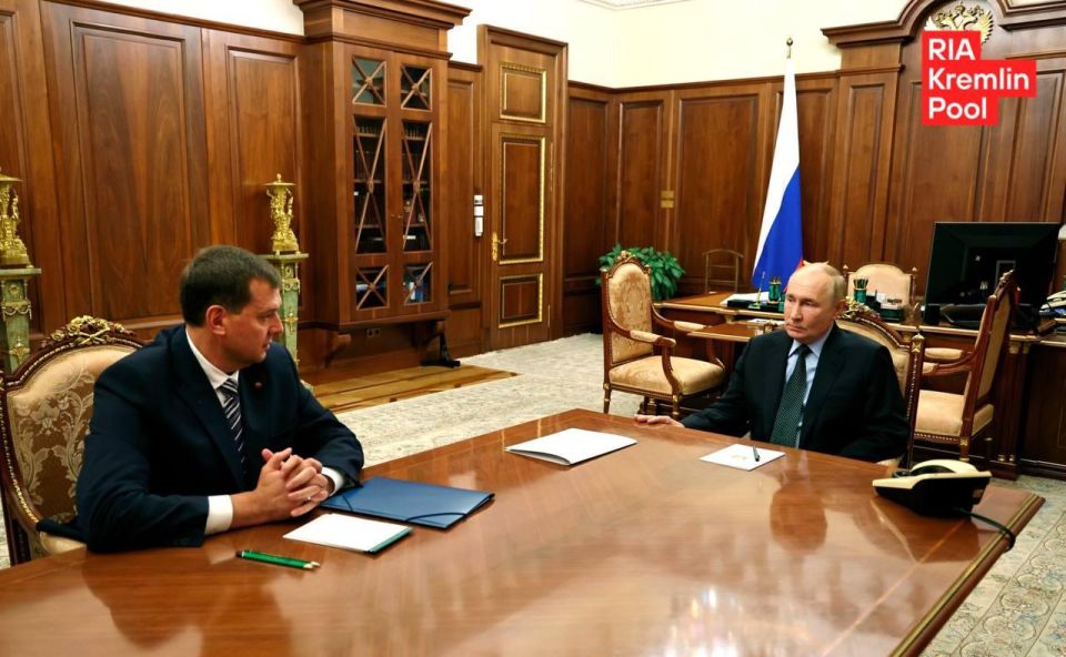 Владимир Путин сегодня встретится с губернатором Запорожской области Балицким