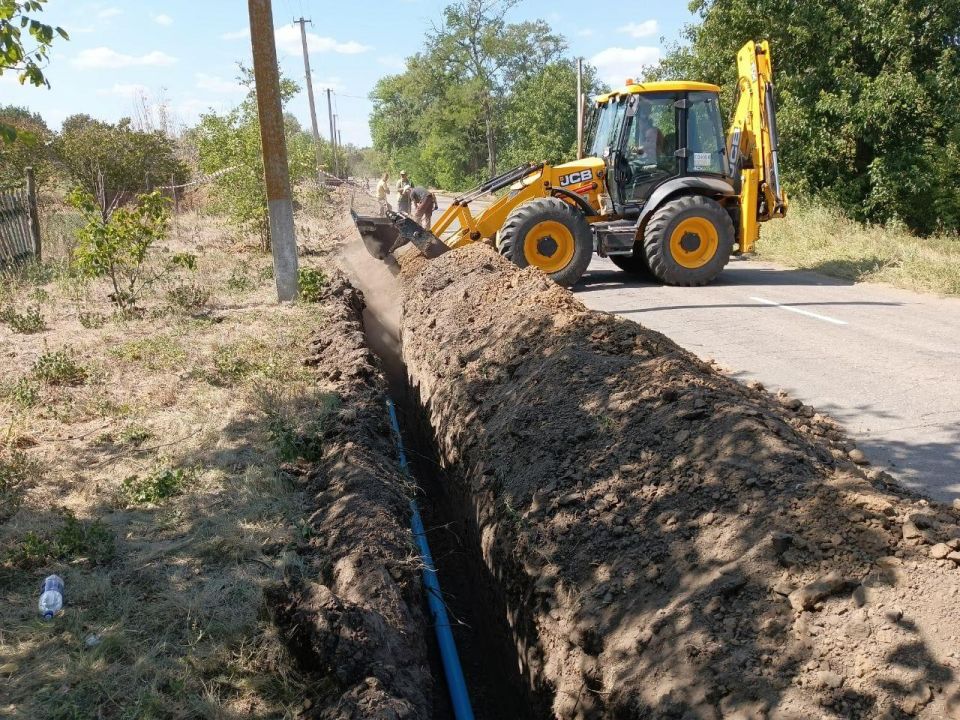 Замена сети водопровода в селе Светлодолинское близится к финалу