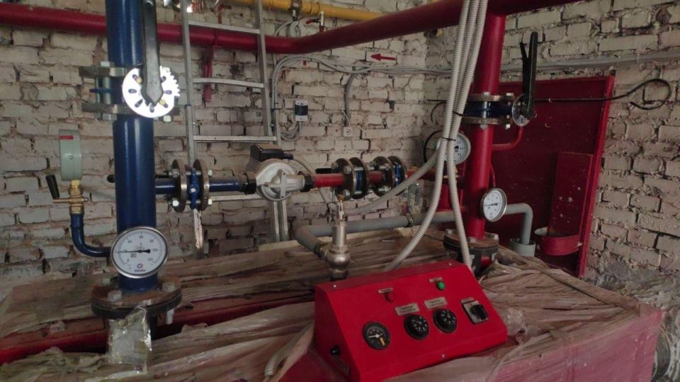 Продолжается ремонт котельной в Терпенье