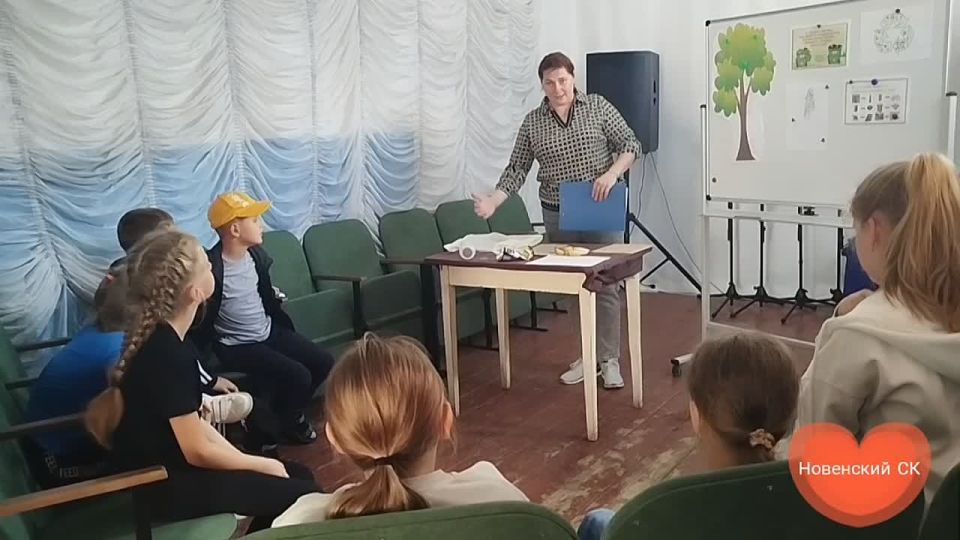 В Новенском  сельском клубе царила оживлённая атмосфера: здесь проходила эко-викторина под названием "Природа ждёт своих героев"
