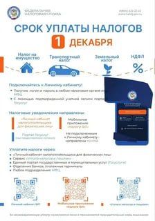 Управление Федеральной налоговой службы по Запорожской области напоминает о необходимости своевременной уплаты имущественных налогов