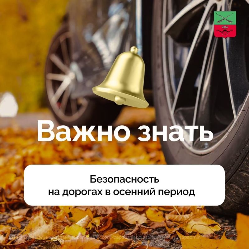 Осеннее вождение: правила безопасности