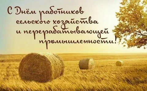 Уважаемые труженики сельского хозяйства и работники перерабатывающей промышленности!