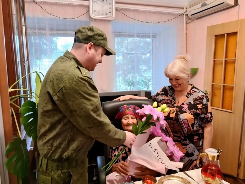 99-летие отметила участница Великой Отечественной войны из Мелитополя