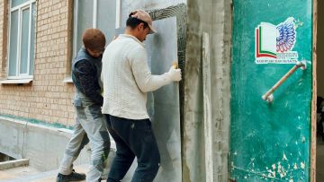 Капитальный ремонт средней школы № 24 в Мелитополе в рамках национального проекта «Молодежь и дети» выходит на финишную прямую