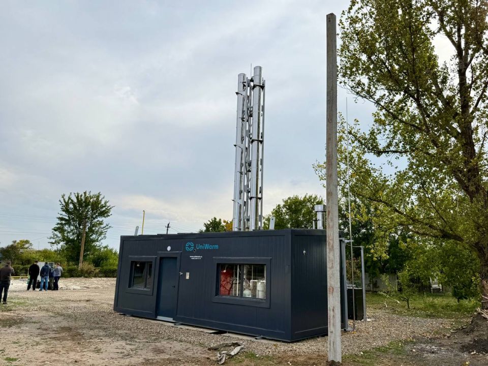 В Светлодолинском продолжаются работы по подключению новой котельной к инженерным сетям