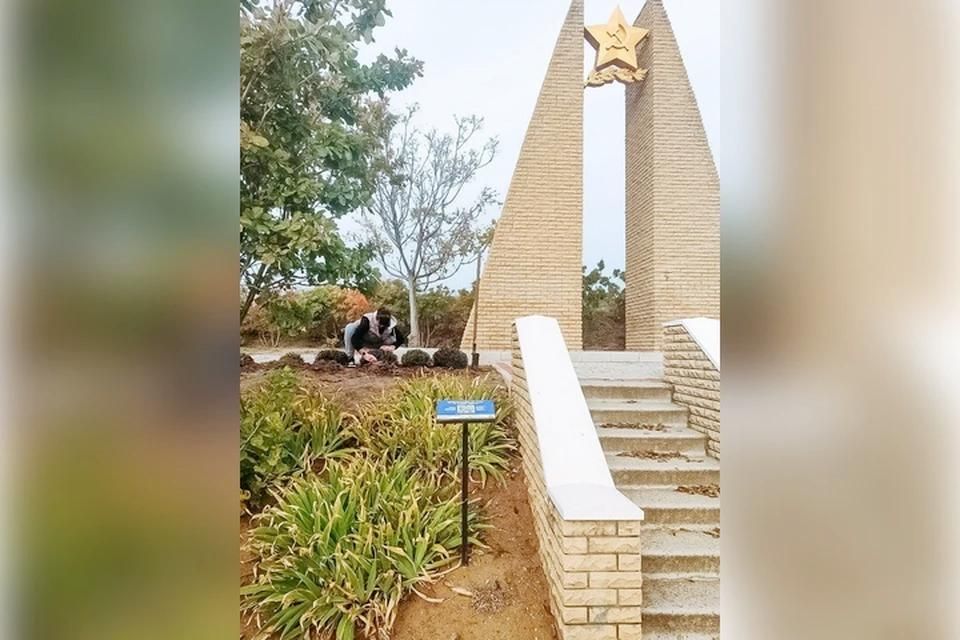 В Мелитополе благоустроили мемориал прорыва линии «Вотан»