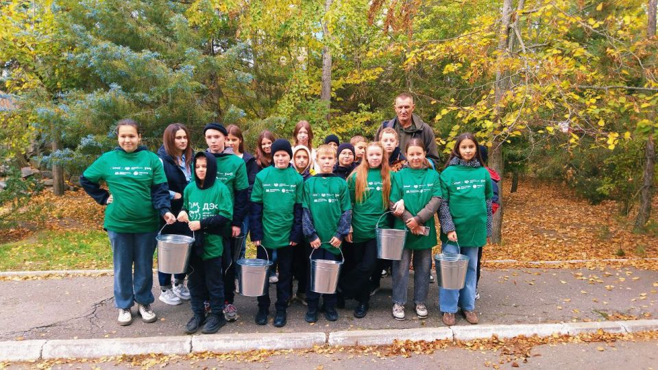Юные лесоводы заботятся о будущем Запорожской области