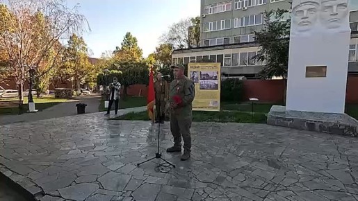 Ко Дню освобождения Мелитополя у памятника рабочим завода «Старт» состоялось открытие мемориальной таблички