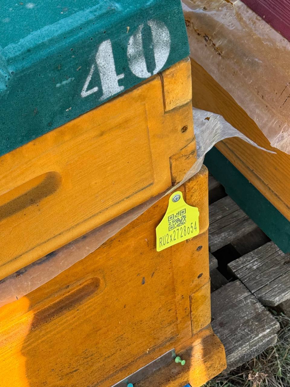 На одной из пасек в Мелитопольском районе промаркированы 100 ульев На одной из пасек в Мелитопольском районе промаркированы 100 ульев