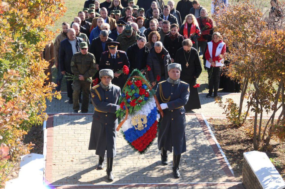 Министр культуры Светлана Назина приняла участие в церемонии перезахоронения бойцов Красной армии в Мордвиновке