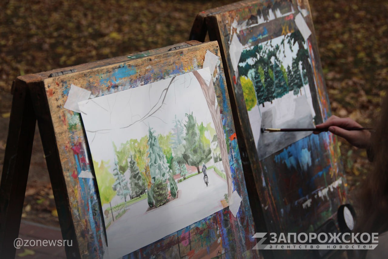 В Мелитополе прошёл пленэр «Городская палитра» с участием воспитанников детской художественной школы В Мелитополе прошёл пленэр «Городская палитра» с участием воспитанников детской художественной школы
