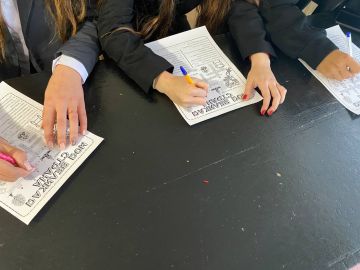 Патриотический кроссворд. В Доме культуры села Новониколаевка состоялось тематическое занятие для детей