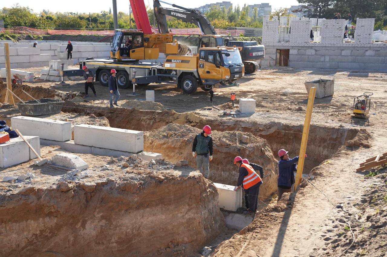 Дом-интернат для постоянного проживания граждан пенсионного возраста и инвалидов строится в Мелитополе